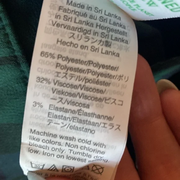 J. Crew Ruby Crop Tartan Pattern Pants/ Size 8 - Picture 5 of 6